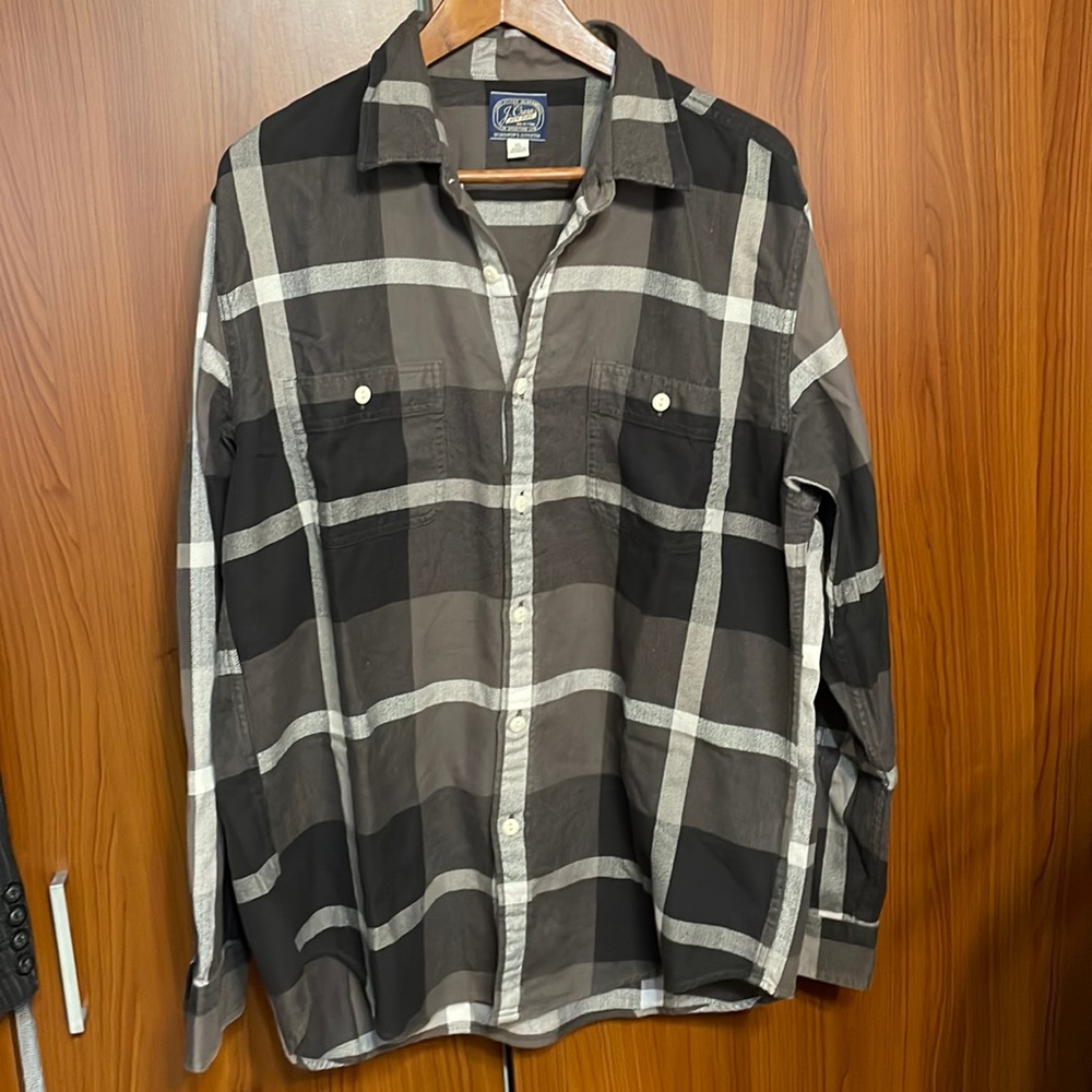J Crew mens long sleeve button down shirt